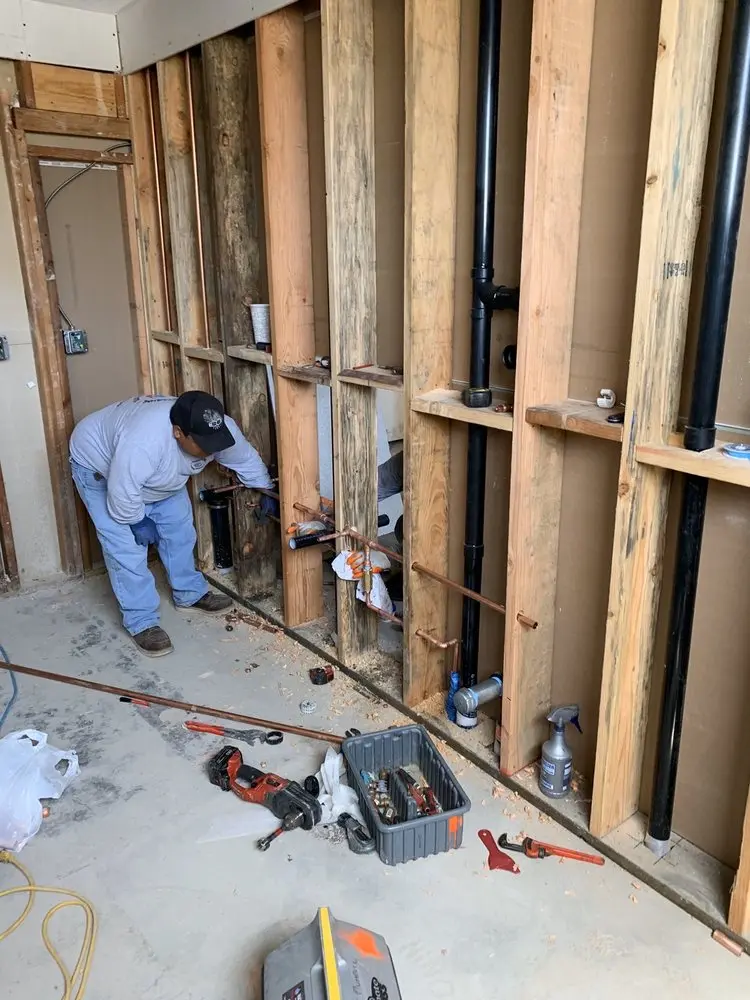Commercial rough-in plumbing for Commercial Plumbing in Lake Nona Central